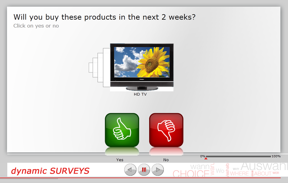 Dynamic Surveys Scrolling Matrix Single